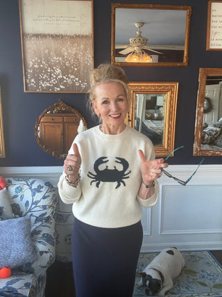 Urban Daizy coastal sweater at Savvie’s Blue Shell Boutique