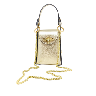 Genuine Italian Leather Butterfly Crossbody Bag | Made in Italy