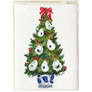 Default Title B McVan Designs - Christmas - Blue & White- Gilded Oyster Boxed Note Cards