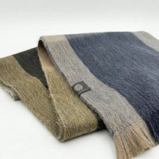 Shupaca Alpaca-Blend Plaid Scarf – Olive