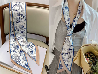 Printed Skinny Scarf