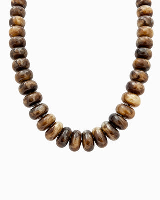 Sessori - Chunky Marble Seed Bead Statement Necklace