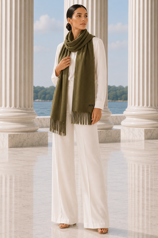 Designer House Fringe Shawl Stole