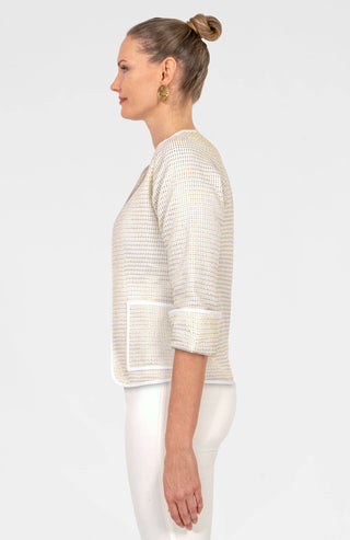 Gretchen Scott LLC - Trapunto Tango Embroidered Jacket