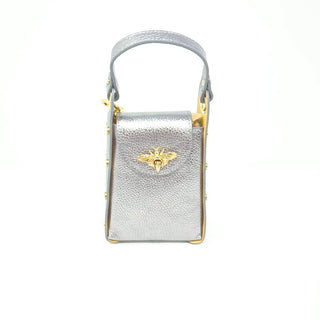 Genuine Italian Leather Butterfly Crossbody Bag | Made in Italy