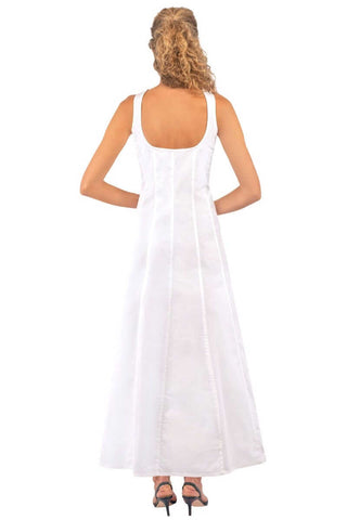 Gretchen Scott Fonteyn Dress Long – Timeless Elegance in Stretch Cotton Sateen