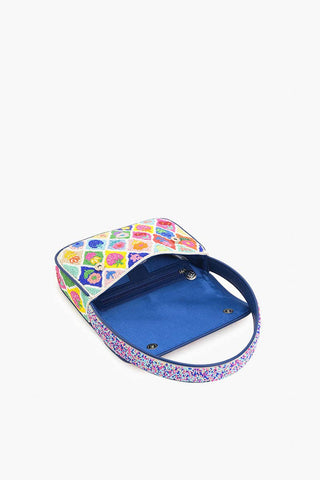 America & Beyond - Mosaic Garden Beaded Shoulder Bag