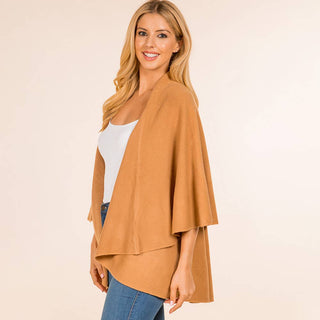 Designer House Open Front Waterfall Cardigan Cape