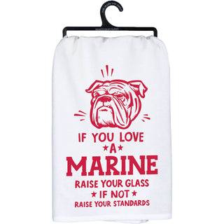 Primitives by Kathy - If You Love A Marine Kitchen Towel