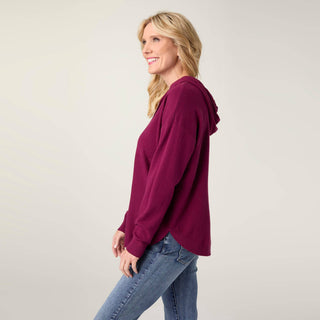 Coco + Carmen Heavenly-Luxe Lightweight Hooded Sweater