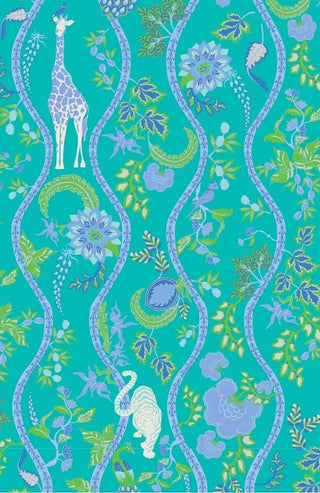 Gretchen Scott LLC - Ruffneck Dress - Jungle Symphony