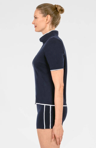 Gretchen Scott LLC - Trim It Up Cardi Sweatshirt