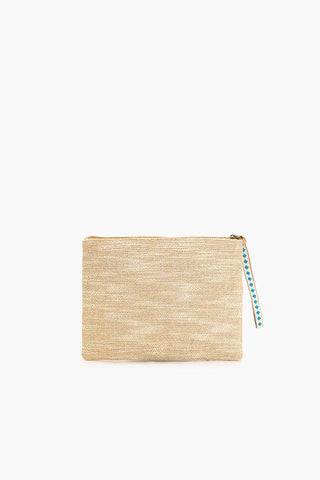 America &amp; Beyond Crabby Chic Wristlet Pouch | Coastal Crab &amp; Shell Zip Clutch