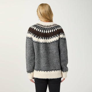 Coco + Carmen Perissa Fair Isle Mock Neck Sweater