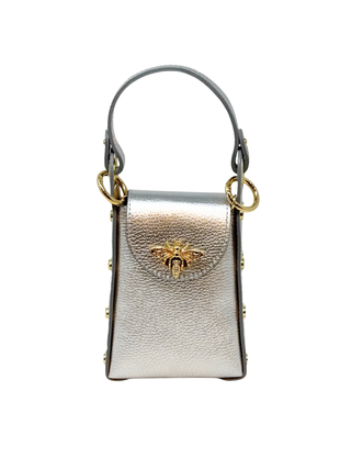 Genuine Italian Leather Butterfly Crossbody Bag | Made in Italy