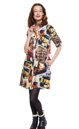 Dizzy Lizzie Chatham Dress in Lightweight Denim | Women's Boutique Denim Dress