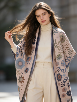 Floral Triangle Wrap