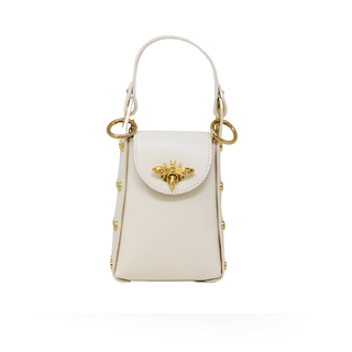 Genuine Italian Leather Butterfly Crossbody Bag | Made in Italy