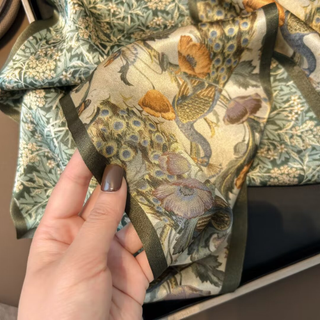 100% Silk Skinny Scarf