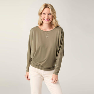 Coco + Carmen Soft Landing Dolman Sleeve Top