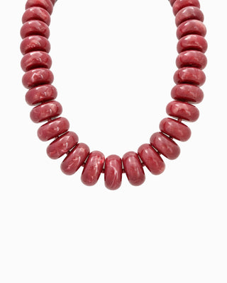 Sessori - Chunky Marble Seed Bead Statement Necklace