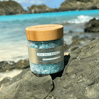 True Ocean Sea Salt Bath Soak | Coastal Mineral Bath Salts | 8 oz