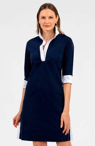 gretchen blue dress Twist & Shout Dress
