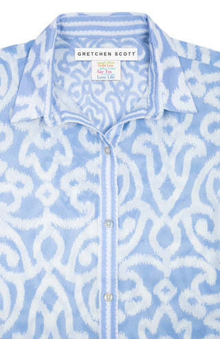 Gretchen Scott LLC - Boyfriend Shirt - Arabesque