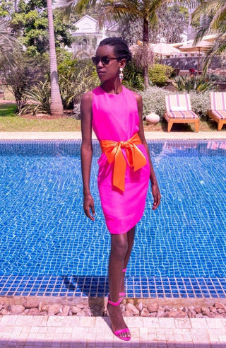 Gretchen Scott Racerback Dress – Effortless Elegance with a Flattering Fit