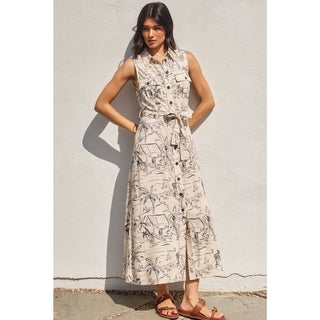 Dress Forum - Sail Away With Me Sleeveless Shirt Dress