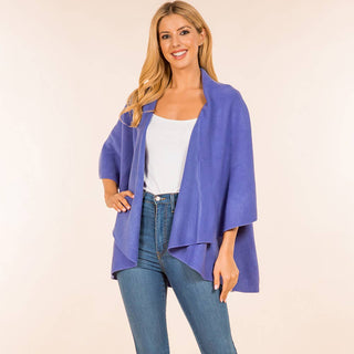 Designer House Open Front Waterfall Cardigan Cape