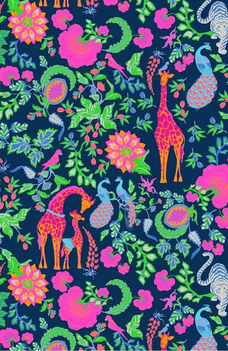 Gretchen Scott LLC - Ruffneck Dress - Jungle Symphony