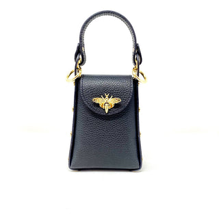 Genuine Italian Leather Butterfly Crossbody Bag | Made in Italy
