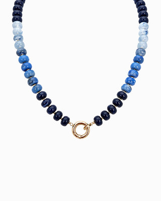 Sessori - Marble Bead Toggle Clasp Statement Necklace