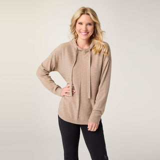 Coco + Carmen Heavenly-Luxe Lightweight Hooded Sweater