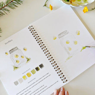 emily lex studio - Camping watercolor workbook
