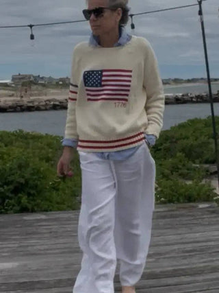 1776 American Flag Sweater – Patriotic Knit Sweater
