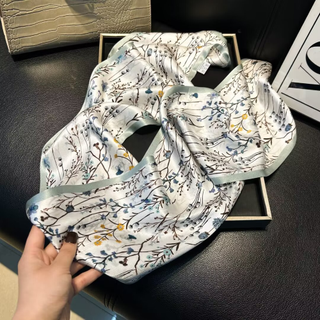 100% Silk Skinny Scarf