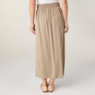 Coco + Carmen Soft Landing Tie Front Maxi Skirt