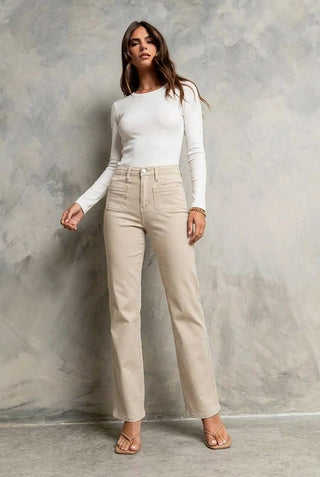 Artemis Vintage Garment-Dyed Bootcut Jeans