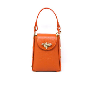 Genuine Italian Leather Butterfly Crossbody Bag | Made in Italy