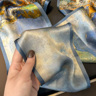 100% Silk Skinny Scarf