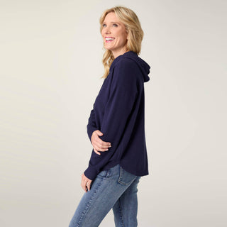 Coco + Carmen Heavenly-Luxe Lightweight Hooded Sweater