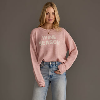 Panache Light Pink Wine Season Lightweight Sweater