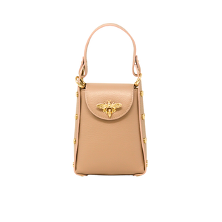 Genuine Italian Leather Butterfly Crossbody Bag | Made in Italy