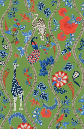 Gretchen Scott LLC - Ruffneck Dress - Jungle Symphony