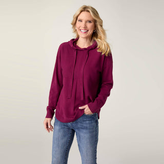 Coco + Carmen Heavenly-Luxe Lightweight Hooded Sweater