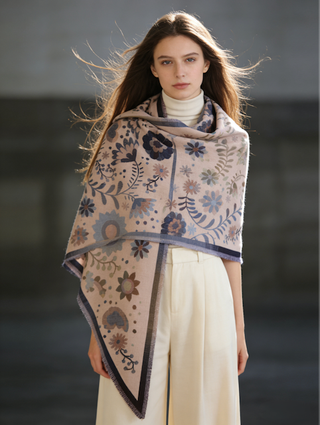 Floral Triangle Wrap