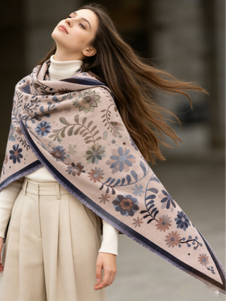 Floral Triangle Wrap