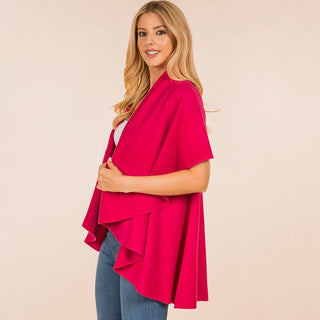 Designer House Open Front Waterfall Cardigan Cape